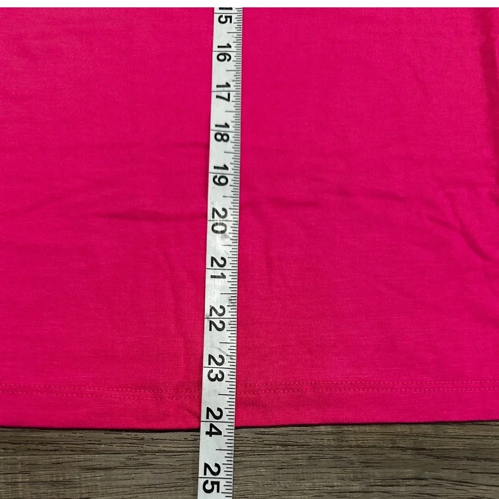 LA Rams Puka Nacua #17 Majestic Threads Pink T-Shirt Womens Size Large NWT - Picture 6 of 6